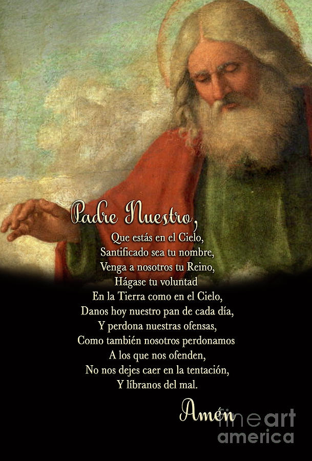 The Lords Prayer in Spanish Digital Art by Armor Of God Store - Fine Art  America