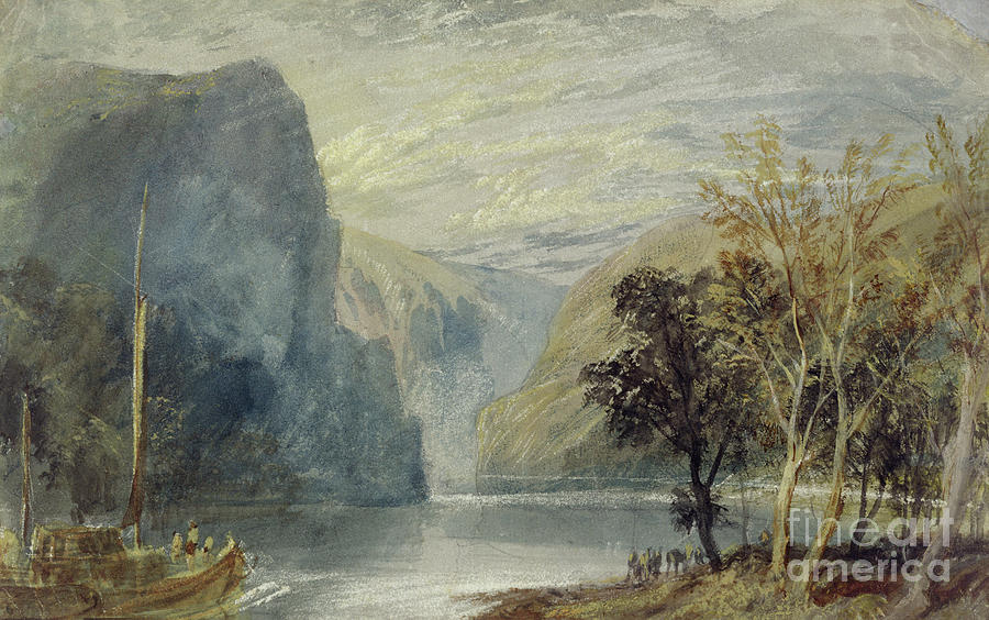 The Lorelei Rock, 1817 Painting by Joseph Mallord William Turner