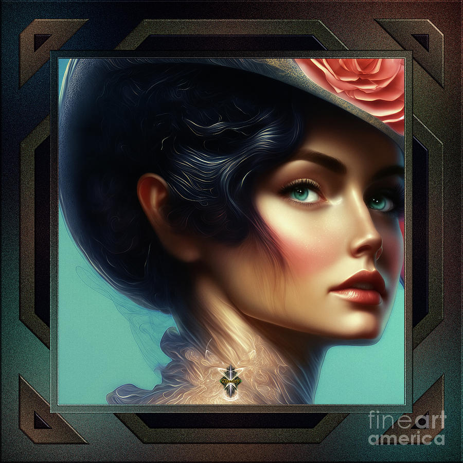 The Lost Age Of Beauty AI Concept Art by Xzendor7 Painting by Xzendor7