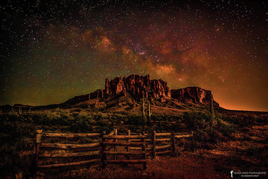 The Lost Dutchman And The Milky Way Photograph By Franklin Ames Fine