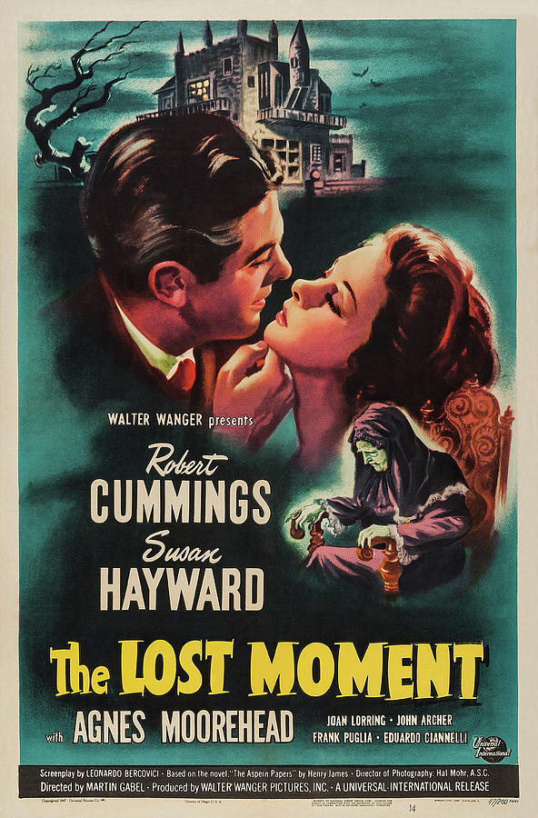 Vintage Mixed Media - The Lost Moment, 1947 by Movie World Posters