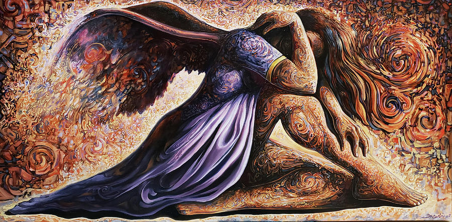 Surrealism Painting - The lost of Gnosticism by Darwin Leon Surrealism Painting - The lost of Gnosticism by Darwin Leon