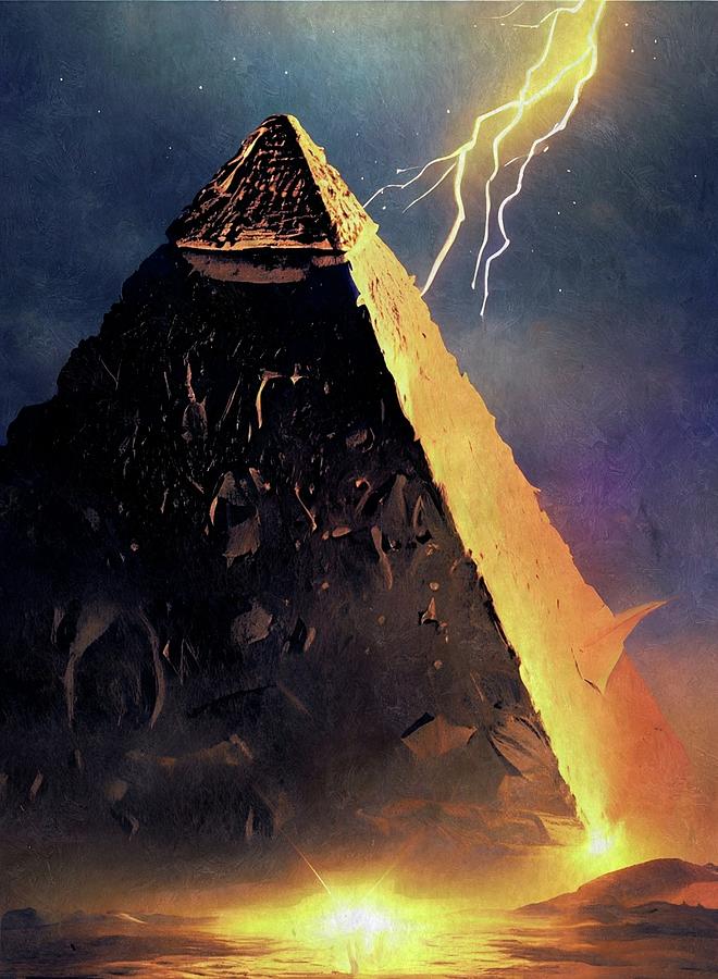 The Lost Pyramid  Digital Art by Ally White