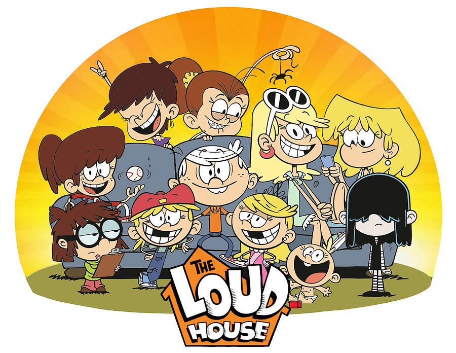 The Loud House Poster girl Painting by Ethan Bennett | Fine Art America