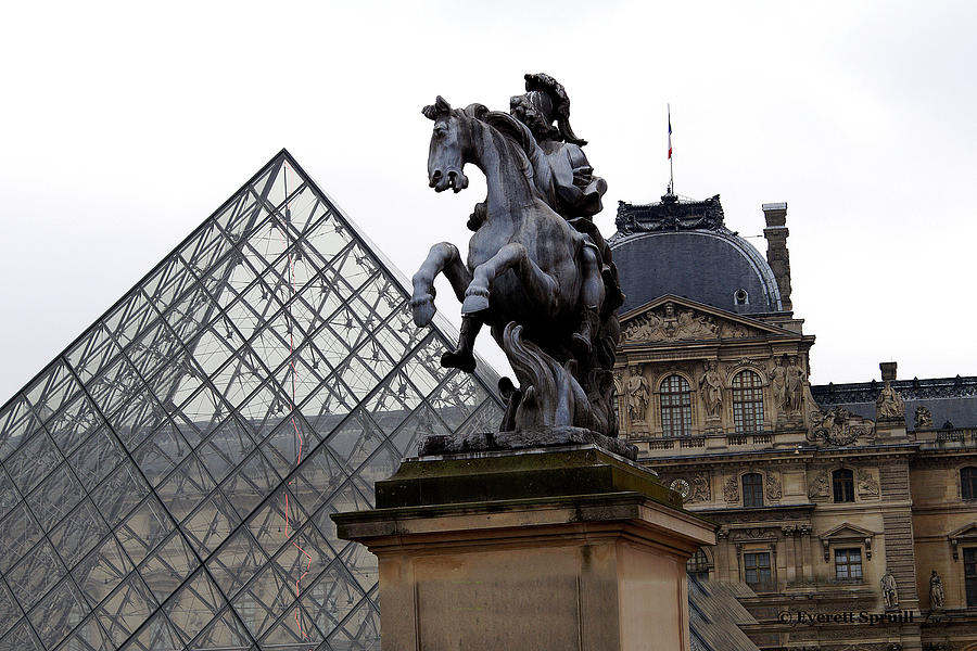 The Louvre Photograph by Everett Spruill