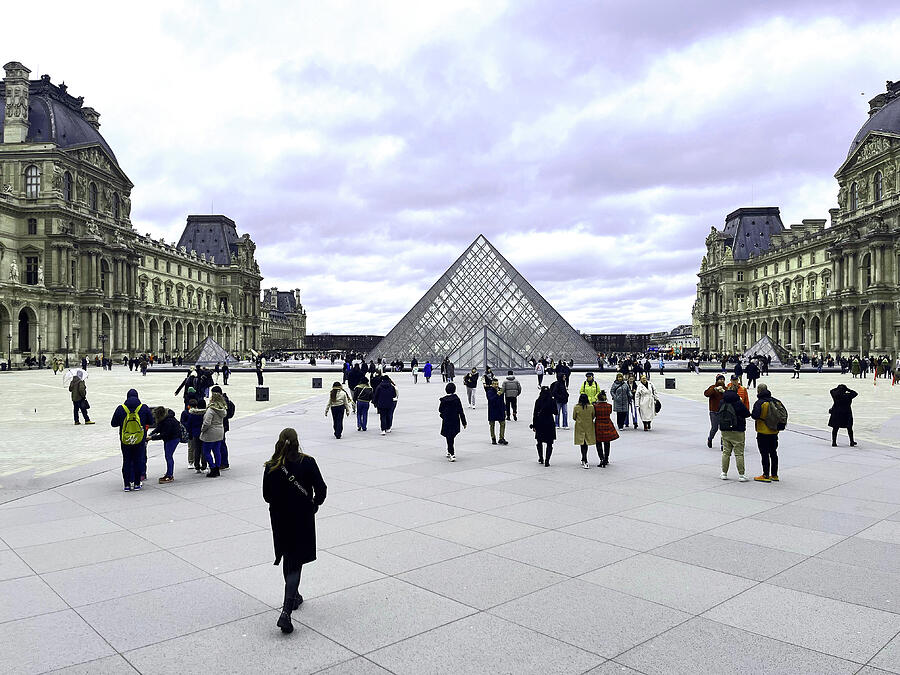 The Louvre Pyramid Photograph by Allen Beatty