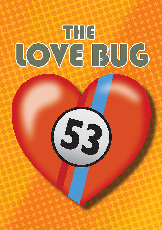 Movie Poster Digital Art - The Love Bug - Alternative Movie Poster by Movie Poster Boy