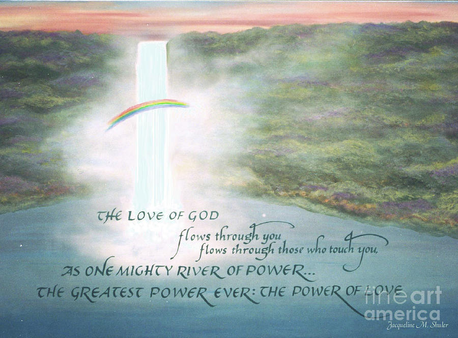 The Love of God Painting by Jacqueline Shuler
