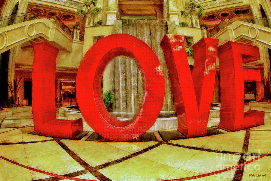 The Love Sculpture Venetian Las Vegas Photograph by Blake Richards