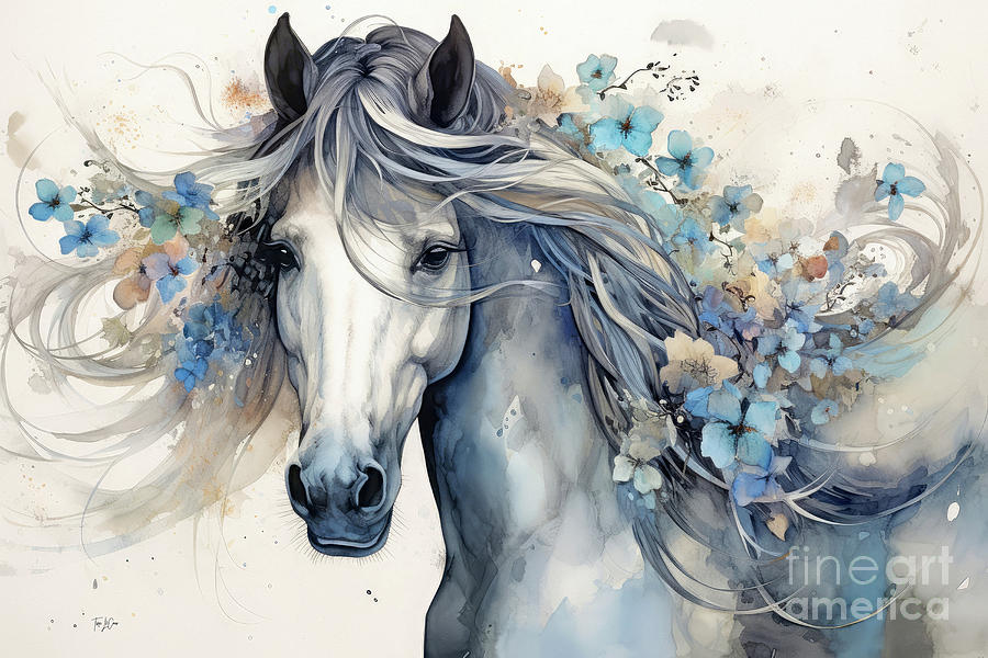 Horse Painting - The Lovely Mare by Tina LeCour