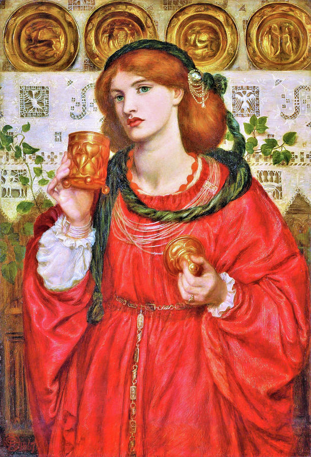 The Loving Cup - Digital Remastered Edition Painting by Dante Gabriel Rossetti
