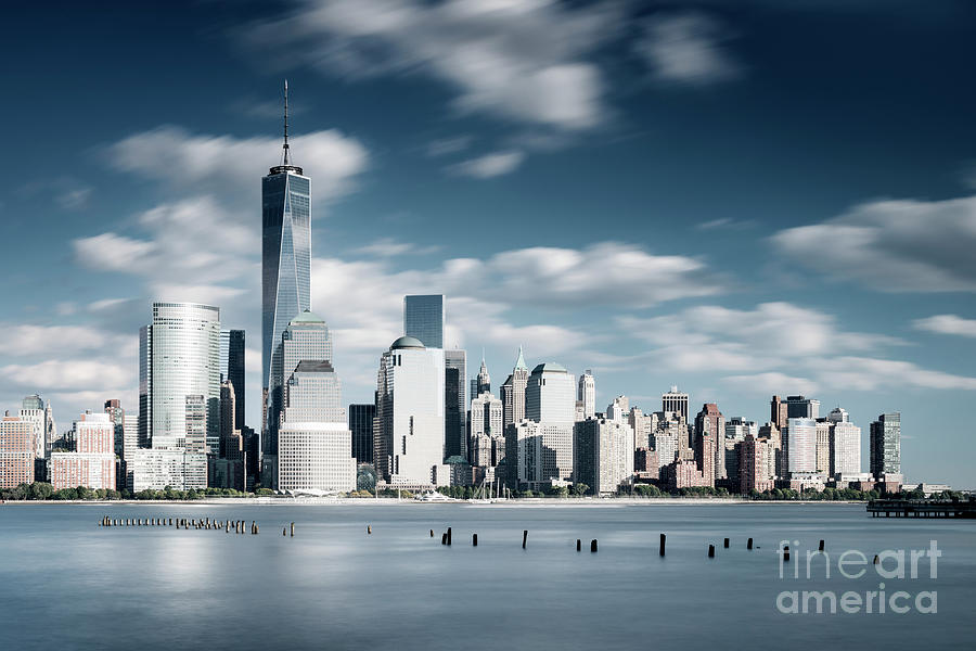 The Lower Manhattan Skyline New York Usa Photograph By Justin Foulkes