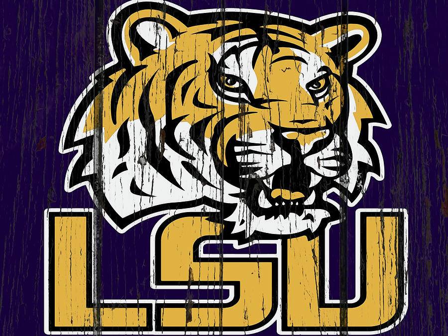 The LSU Tigers  Mixed Media by Brian Reaves