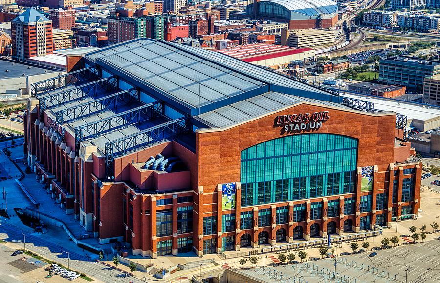 The Lucas Oil Stadium - Home of the Indianapolis Colts Photograph by Mountain Dreams