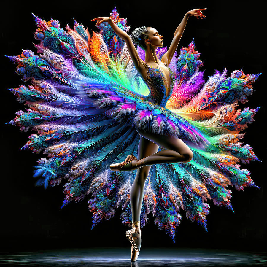The Luminescent Ballerina Digital Art by Bill And Linda Tiepelman