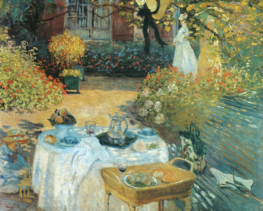 The Luncheon 1873 Painting by Claude Monet - Pixels