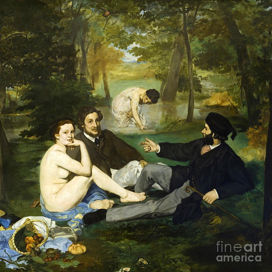 The Luncheon on the Grass Painting by Edouard Manet
