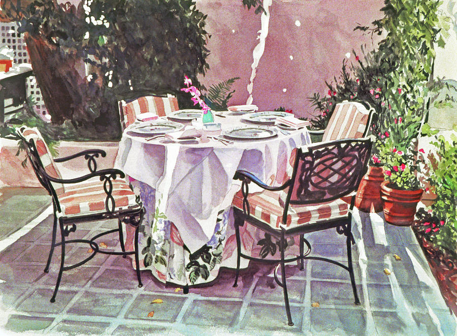 The Luncheon Table Painting