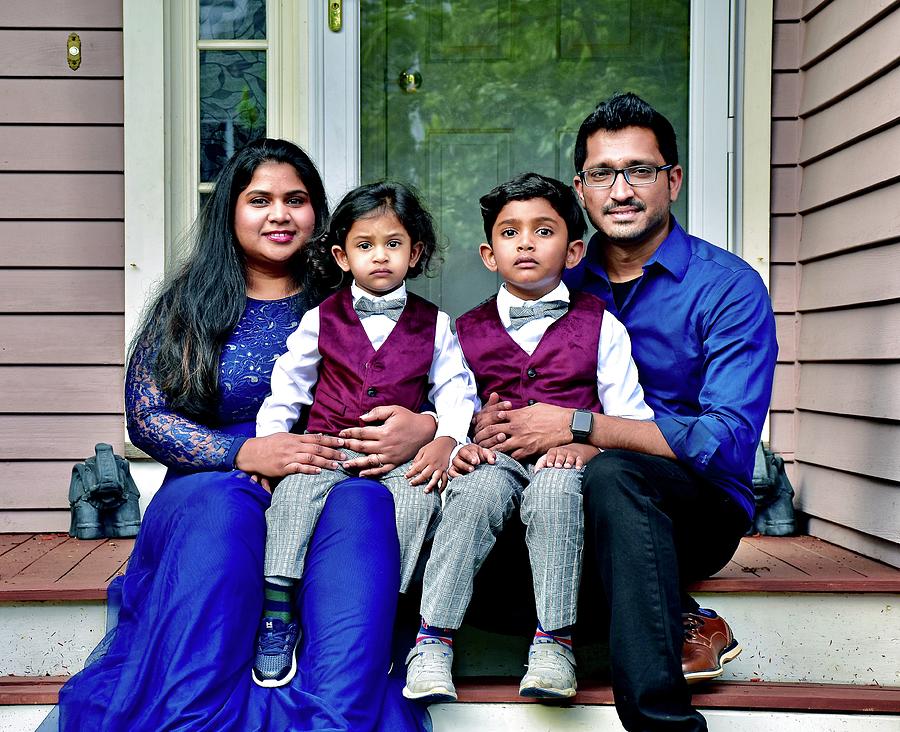 The M. Kumar Family Photograph by Monika Salvan