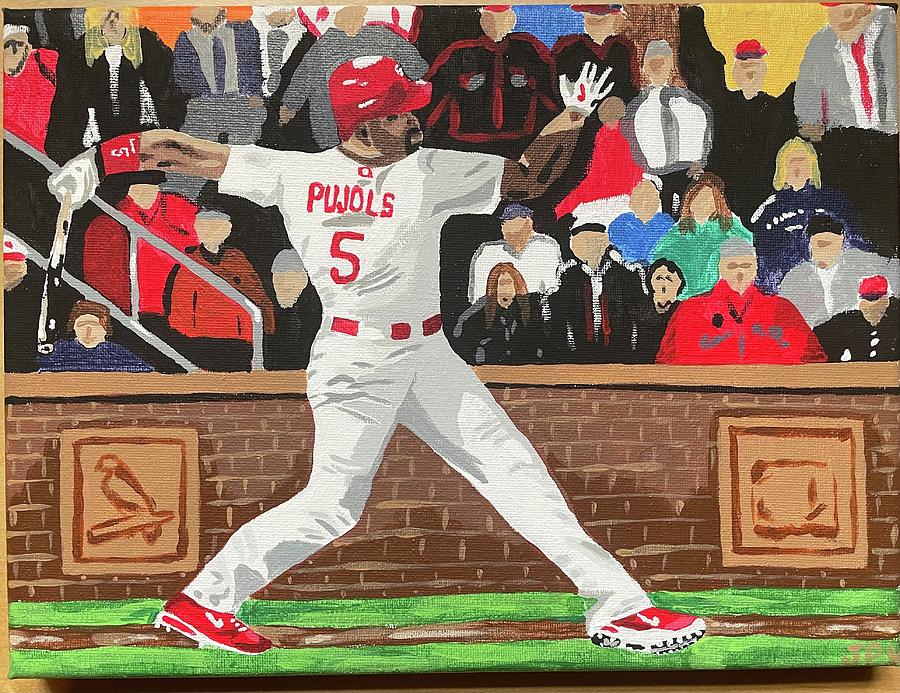 Albert Pujols Poster St. Louis Cardinals Poster Canvas 