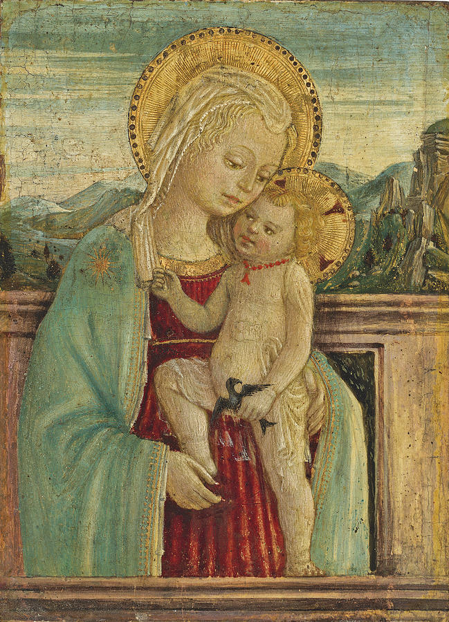 The Madonna and Child Painting by Bartolomeo Caporali