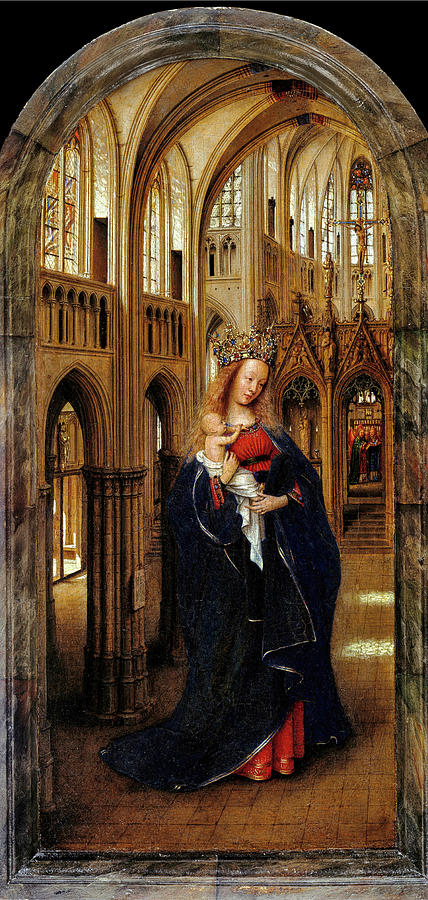 The Madonna in the Church Painting by Jan van Eyck - Fine Art America