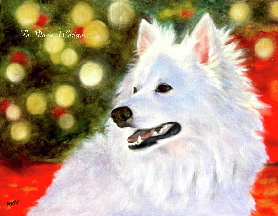 The Magic of Christmas card Painting by Dr Pat Gehr