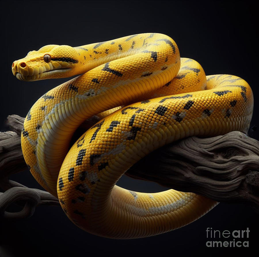 Snake Photograph - The Magic Of The Anaconda  by Bob Christopher