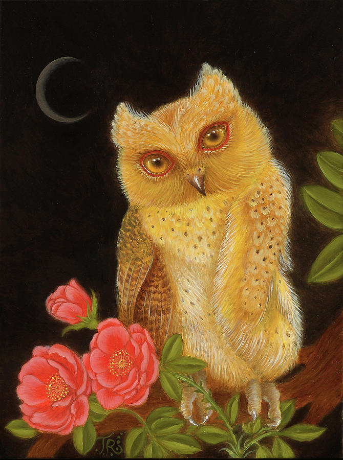 The Magic Owl Painting by Tino Rodriguez