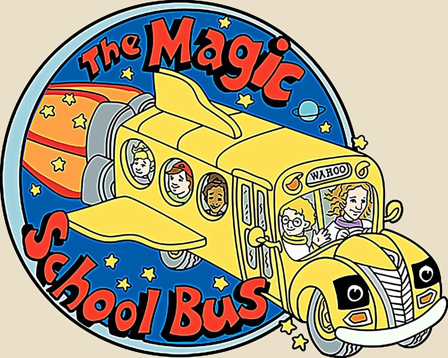 The Magic School Bus Digital Art by Gary Zalatan