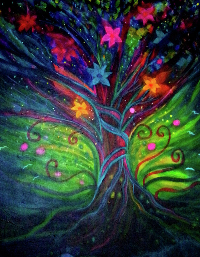 The Magic Tree Painting by Carolyn LeGrand