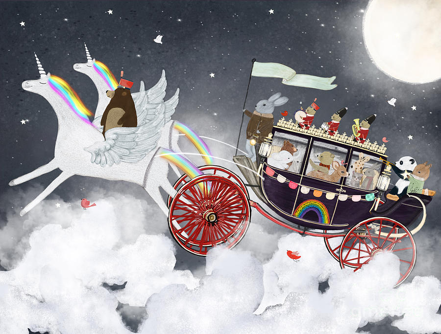 The Magical Carriage  Painting by Bri Buckley