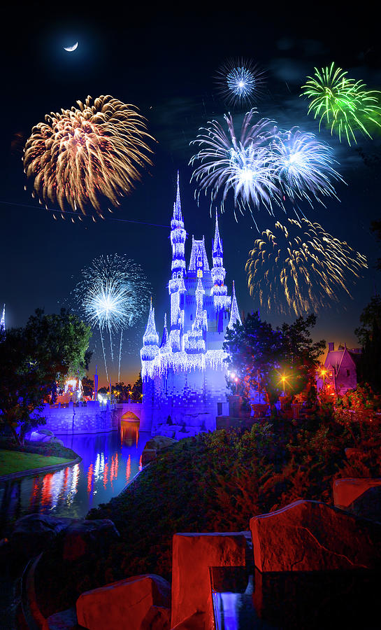 The Magical Fireworks of Disney Photograph by Mark Andrew Thomas