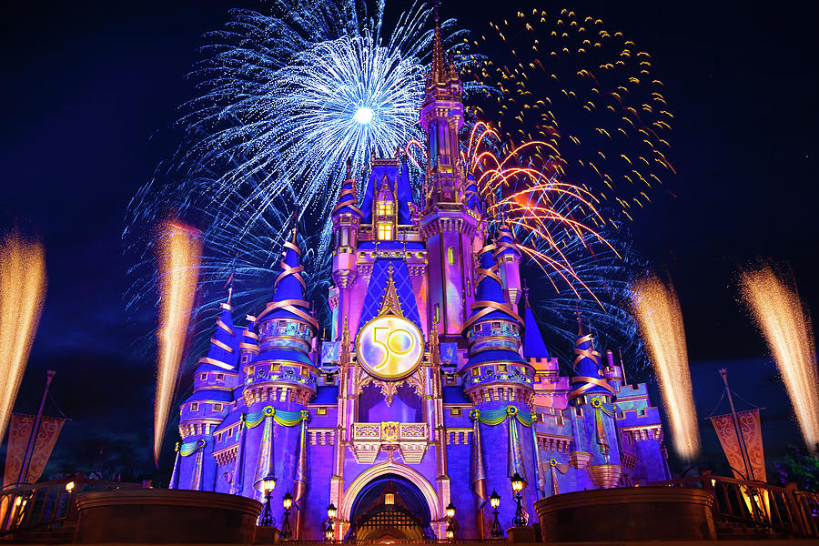 The Magical Fireworks of Walt Disney World Photograph by Mark Andrew Thomas