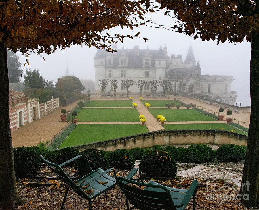 The Magical Grounds Chateau Royal d Amboise French Chateau Region The Loire Valley Photograph by Wayne Moran