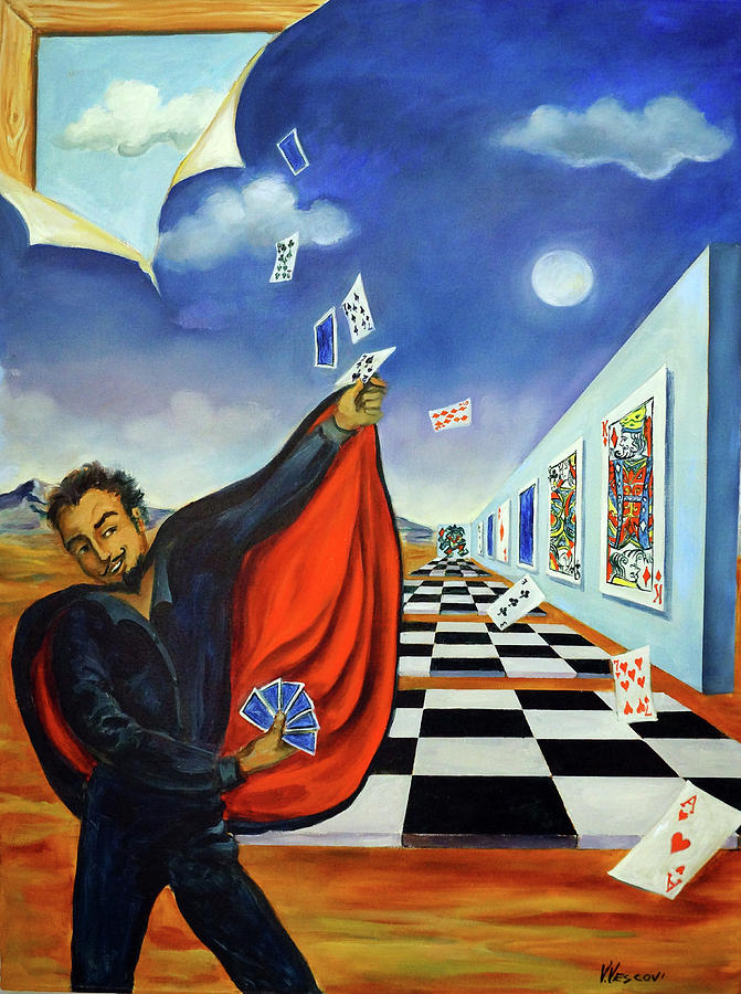 The Magician Painting by Valerie Vescovi