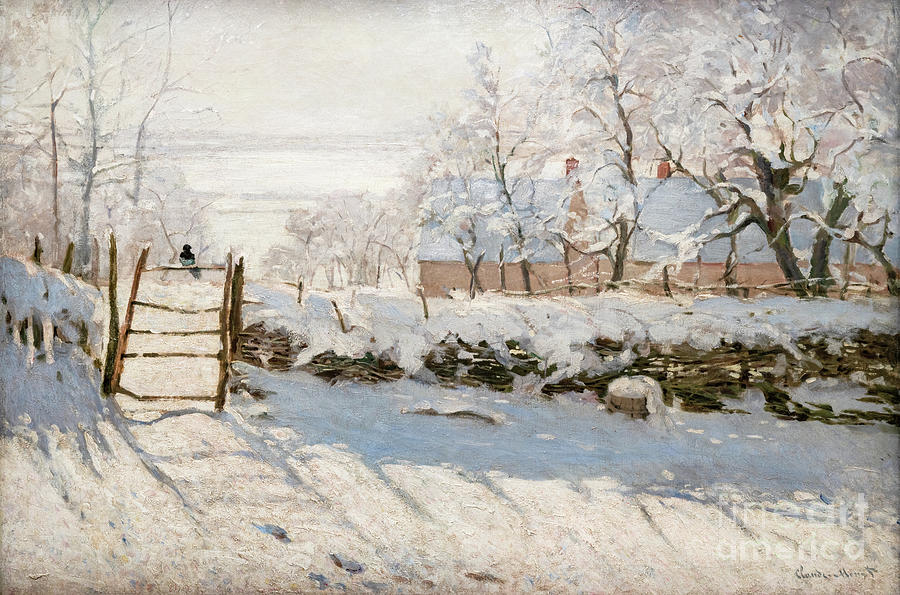 The Magpie - Monet Painting by Claude Monet - Fine Art America