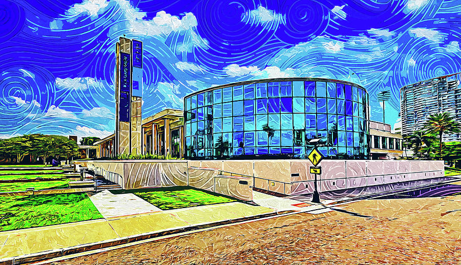 The Mahaffey Theater - Duke Energy Center for the Performing Arts, St. Petersburg  Digital Art by Nicko Prints