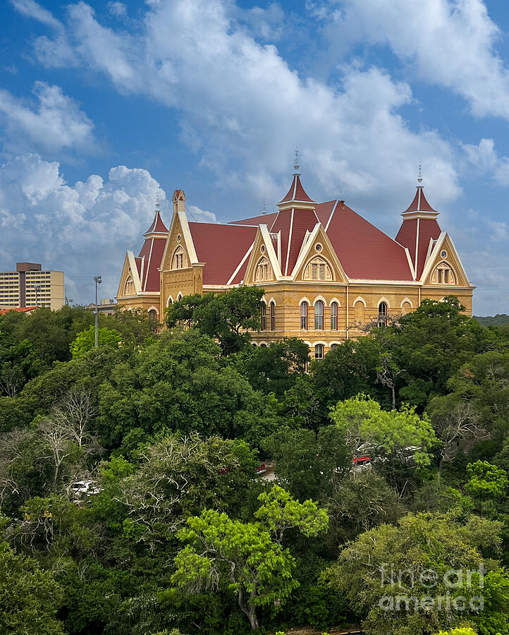 The Majestic Old Main at Texas State University Photograph by Gary Ray ...