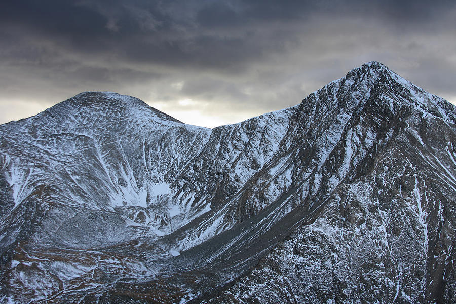 Mountain Photograph - The Majesty of Colorados Grays And Torreys by Brian Gustafson