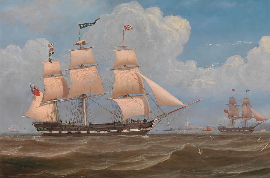 Beer Painting - The Malabar by William Clark