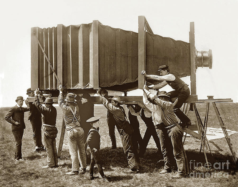 Chicago Photograph - The Mammoth Camera was created in 1900 George R. Lawrence 1869 by Monterey County Historical Society