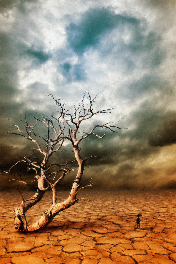 The man and the dead tree Digital Art by Valentino Sani | Fine Art America