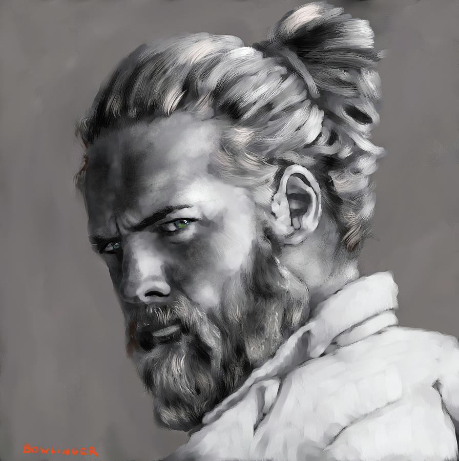 The man bun Digital Art by Scott Bowlinger - Fine Art America