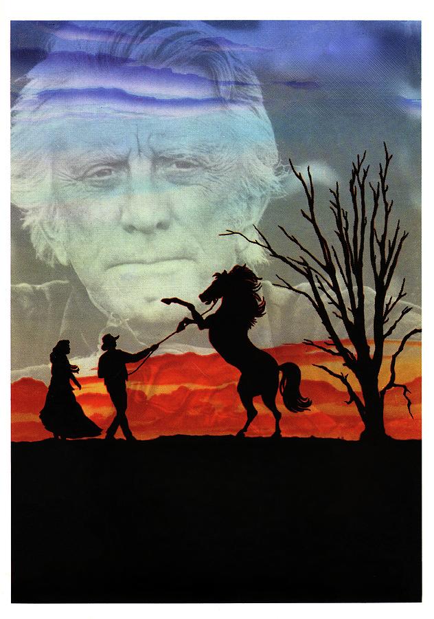 Kirk Douglas Painting - The Man From Snowy River, 1982, movie poster painting by Movie World Posters