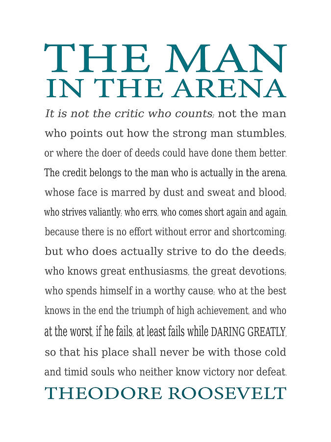 Man In The Arena