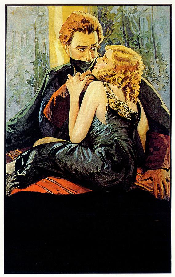 Vintage Painting - The Man Who Laughs 1928, movie poster painting by Movie World Posters