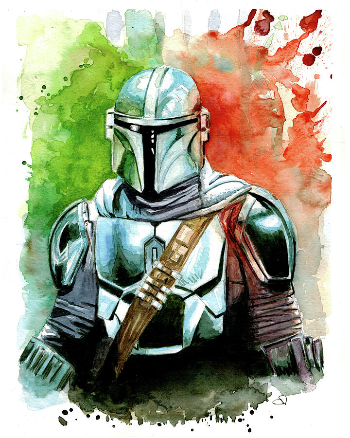 The Mandalorian Painting By C Deichert Fine Art America