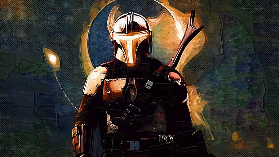 The Mandalorian Digital Art by Gennaro J Channon - Fine Art America