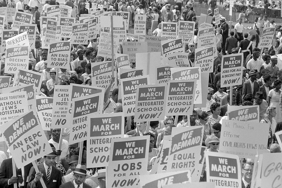 The March on Washington for Jobs and Freedom - 1963 Photograph by War Is Hell Store